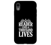Carcasa para iPhone XR Un Lector Vive mil Vidas Cita literaria