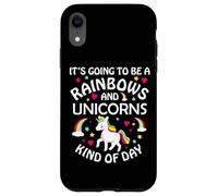 Carcasa para iPhone XR Unicorn Girls Funny It's Going to be a Rainbows and Unicorns