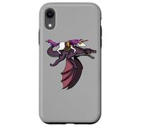 Carcasa para iPhone XR Unicornio Monta Dragón Divertido Fantasía Mítico Niños Niñas