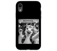 Carcasa para iPhone XR Unicornio Último Día De Escuela Vacaciones De Verano Divertido Meme Selfi