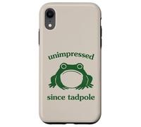 Carcasa para iPhone XR Unimpressed Since Tadpole Funny Frog Silly Graphic
