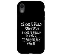 Carcasa para iPhone XR Uomo Divertenti Ironiche Bello Dentro Fuori io Sono Doble