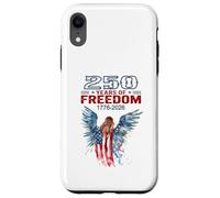 Carcasa para iPhone XR USA 250 Aniversario celebra ángel patriótico y Bandera