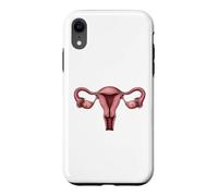 Carcasa para iPhone XR Utero anatomía obstetricia ginecología ginecología ilustración médica