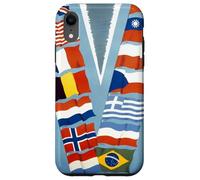 Carcasa para iPhone XR 'V' de la Victoria en Banderas aliadas (1942-1945)