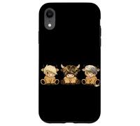 Carcasa para iPhone XR Vaca de Las Tierras Altas Escocés Lindo Ganado Peludo Ganado Longhorn
