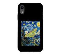 Carcasa para iPhone XR Van Gogh Noche Estrellada Luna Polilla Pintura Arte