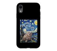 Carcasa para iPhone XR Van Gogh Starry Night Blob Fish Pintura Arte