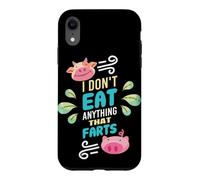 Carcasa para iPhone XR Vegano Vegetariano Planta Amor Sin Carne Dieta Ética Herbívoro
