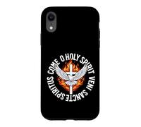 Carcasa para iPhone XR Ven Espíritu Santo Veni Sancte Spiritus Pentecostés Católico