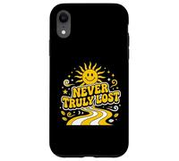 Carcasa para iPhone XR Versículo bíblico de inspiración de fe Cristiana Never Truly Lost