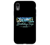 Carcasa para iPhone XR Viaje de cumpleaños a Cozumel 2026 México Cancún Vacaciones Beach Crew