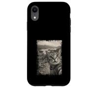 Carcasa para iPhone XR Viaje Vintage Divertido para Amantes de los Gatos en Lake District