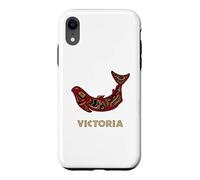 Carcasa para iPhone XR Victoria Columbia Británica Pescador Nativo Salmón BC Canadá