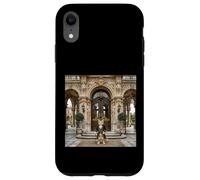 Carcasa para iPhone XR Victorian Cat Manor Entrada Elegante Diseño de Escena clásica
