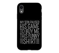 Carcasa para iPhone XR Video Gamer Gaming Mi Hijo pausó su Juego para comprarme Esto