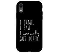 Carcasa para iPhone XR Vine. Vi. Al Instante me aburrí. Veni Vidi Vici