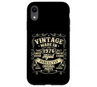 Carcasa para iPhone XR Vintage 1976 Made Or Born In 1976 Original Parts Birthday