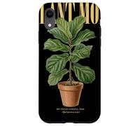 Carcasa para iPhone XR Vintage Fiddle-Leaf Higuera Planta Mamá Naturaleza Flora Jardinero