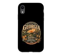 Carcasa para iPhone XR Vintage Georgia Peach State Southern Roots