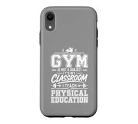 Carcasa para iPhone XR Vintage Gym No Es Una Materia Educación Física Profesor Educación Fís