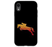 Carcasa para iPhone XR Vintage Horse Rider Girl 80s Hunter Jumper
