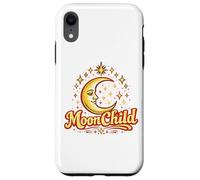 Carcasa para iPhone XR Vintage Moon Child Celestial Stars Diseño místico