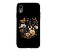 Carcasa para iPhone XR Vintage Pressed Flowers Butterflies Floral Boho Wildflowers