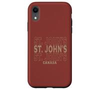 Carcasa para iPhone XR Vintage St. John's Canadá