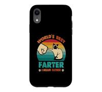 Carcasa para iPhone XR Vintage World'S Best Farter I Mean Father Best Cat Dad Ever