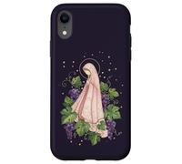 Carcasa para iPhone XR Virgen María UVA Floral Religioso
