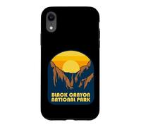 Carcasa para iPhone XR Vista del Atardecer Vintage del Parque Nacional Deep Gorge