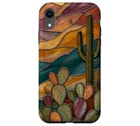 Carcasa para iPhone XR Vitral Cactus Artful Trendy