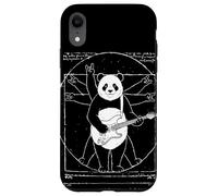Carcasa para iPhone XR Vitruvian Rock Panda, Leonard da Vinci, Arte, Music, diversión