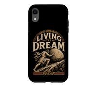 Carcasa para iPhone XR Viviendo El Sueño Divertido Sísifo Trabajo Sarcasmo Trabajo Aburrido