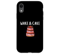 Carcasa para iPhone XR Wake & Cake Costume Funny Cake Baker Decorator Meme Costume