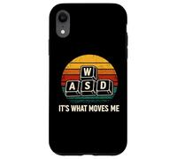 Carcasa para iPhone XR WASD es lo Que me Mueve Divertido PC Gamer Teclado MMO FPS