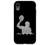 Carcasa para iPhone XR Waterpolo Player Word Cloud Water Polo Jugadores Entrenador