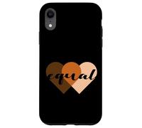 Carcasa para iPhone XR We Are All Equal One People One Heart, Equality Unity Hearts