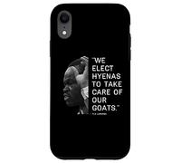 Carcasa para iPhone XR We Elect Hyenas to Take Care of Goats - Plo Lumumba Kenya