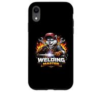 Carcasa para iPhone XR Welding Master Wolf Graphic Cool Welder Diseño de construcción