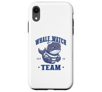 Carcasa para iPhone XR Whale Watch Team Watching Crew Sports Mascot Sailor