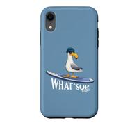 Carcasa para iPhone XR What Sup Beaches Gaviota de Stand Up Paddle Casual