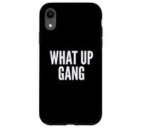 Carcasa para iPhone XR What Up Gang Fun Vlogger Influencer Joke Humor