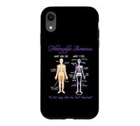 Carcasa para iPhone XR What You See What I Feel Skeleton Fibromyalgia Awareness