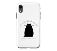 Carcasa para iPhone XR When All Else Fails, Hug Your Cat