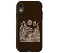 Carcasa para iPhone XR Whimsy Goth Fairycore Witchy Frog Mushroom Moon Vintage
