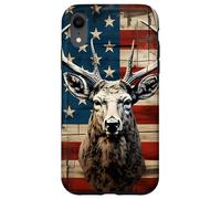 Carcasa para iPhone XR Whitetail Deer Buck Hunting Vintage Hunter American USA