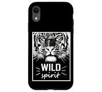 Carcasa para iPhone XR Wild Spirit Tiger Quotes Summer Illustration Graphic Design