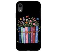 Carcasa para iPhone XR Wildflowers Book Lover Reading Lector de Libros Florales estéticos